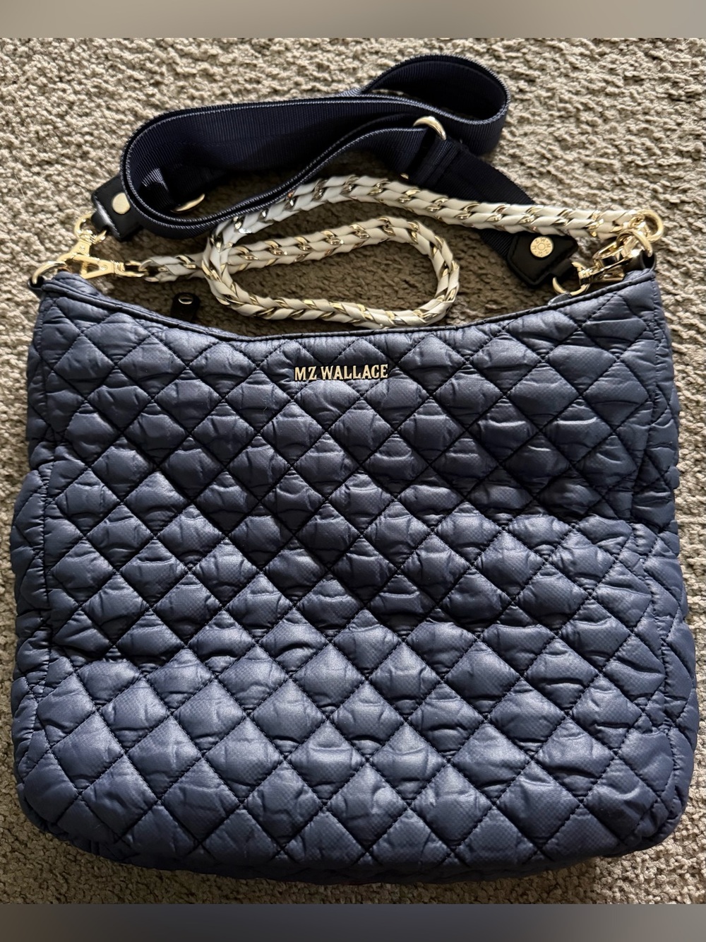MZ Wallace Crosby Hobo - Navy